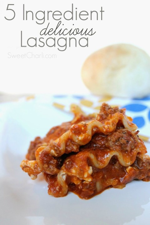 5 ingredient lasagna